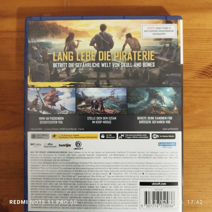 PS5 Skull And Bones Оригинал на Ubisoft