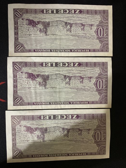 Bancnote 10 lei 1966 STARE PERFECTA