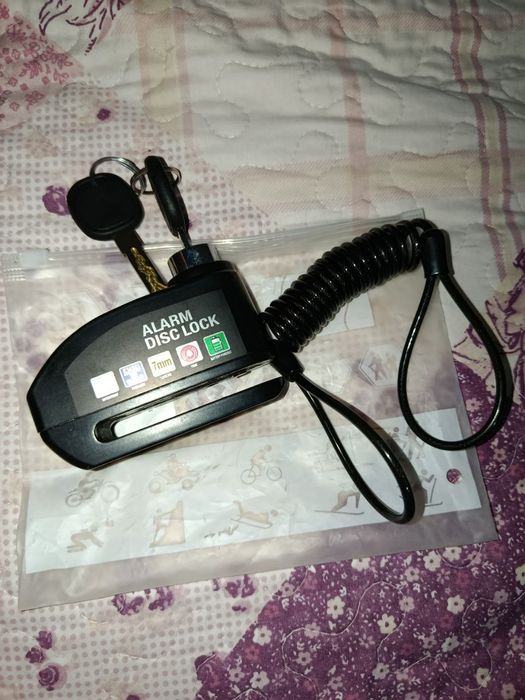 Alarm disk lock Сигнализация и блокировка Мотоциклов и скутеров
