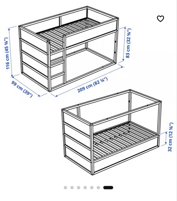 Pat kura ikea + saltea