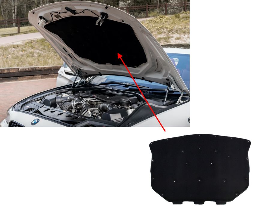 Изолация за преден капак на BMW 5 F10 (2010-2017)