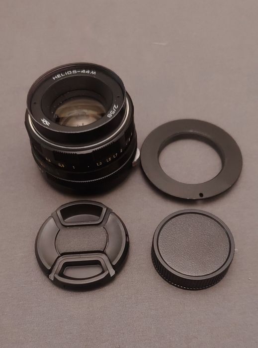 объектив Гелиос 44M 58/2.0 + Canon - М42 адаптер