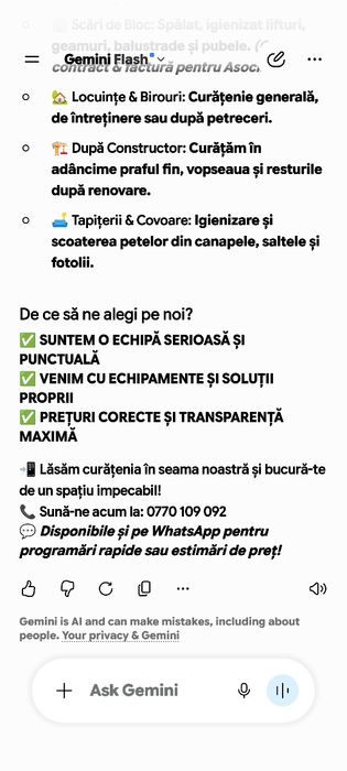 Firmă serioasă care prestează servicii în Brașov și împrejurimi atentă la detalii!