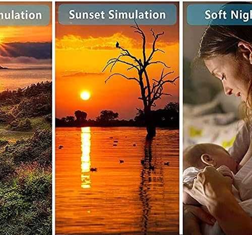 Часовник- лампа с бели звуци, изгрев/ залез и радио COULAX