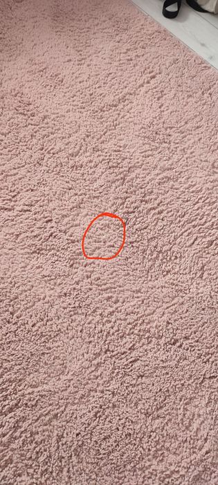 Covor pufos roz pudra 160x230 cm