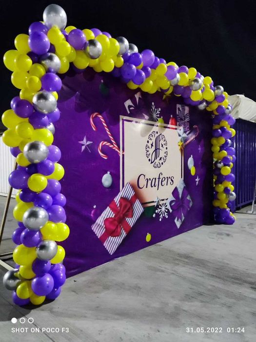 Оформление шарами