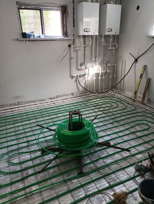 Теплый пол,котёл, батареи