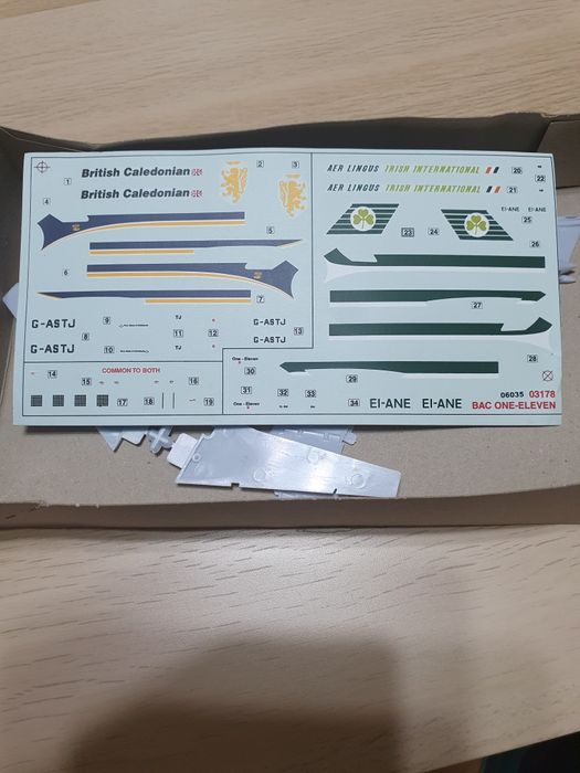 Macheta avion BAC 1.11