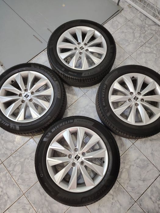 Jante originale seat + cauciucuri  MICHELIN