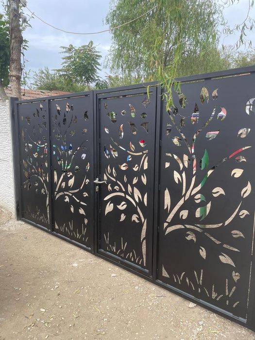 Garduri porti balcoane si balustrade din tabla debitata