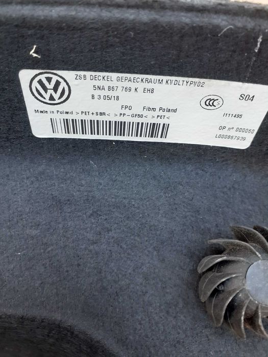 Polita portbagaj VW Tiguan,an 2017 - 2023