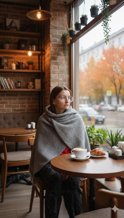 Шарф-плед Альпакот