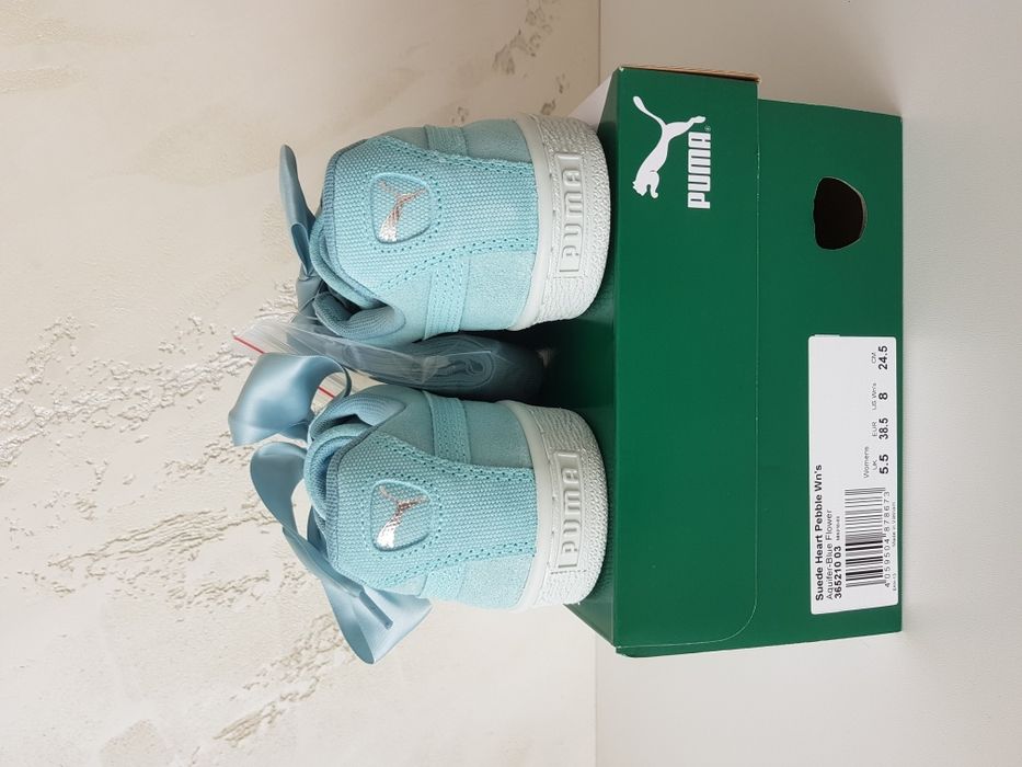 Adidasi Puma Suede Hearts Pebble Wn's 365210 03 Originali