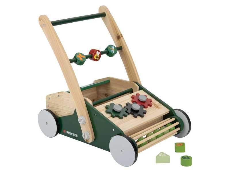 НОВИ! Дървена проходилка Уокър с активности