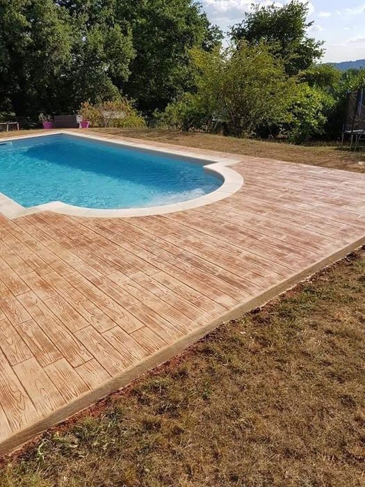 Beton amprentat durabil elegant si rezistent