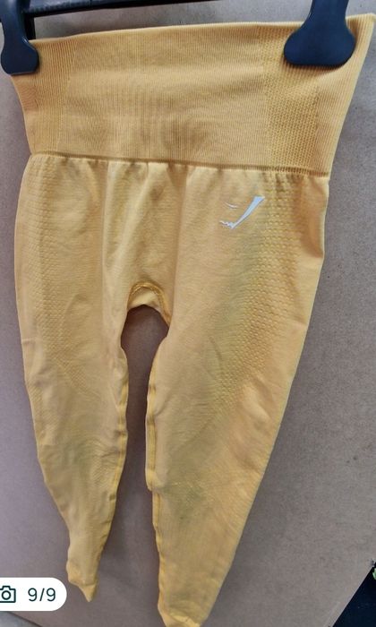 Gymshark жълто клинче xs