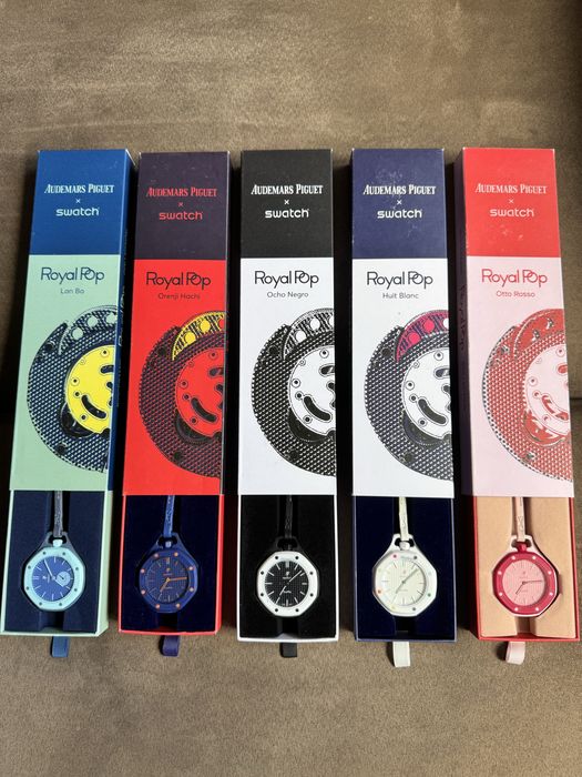 Audemars Piguet x Swatch Royal Pop + каишки