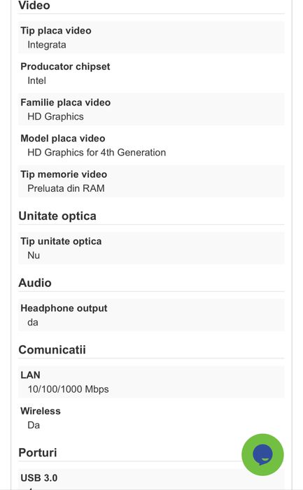 Calculator Asus Chromebox CN60 Intel Celeron 2955U 1.4GHz 2GB DDR3L