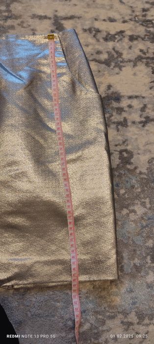 Fusta argintie h&m mărime m