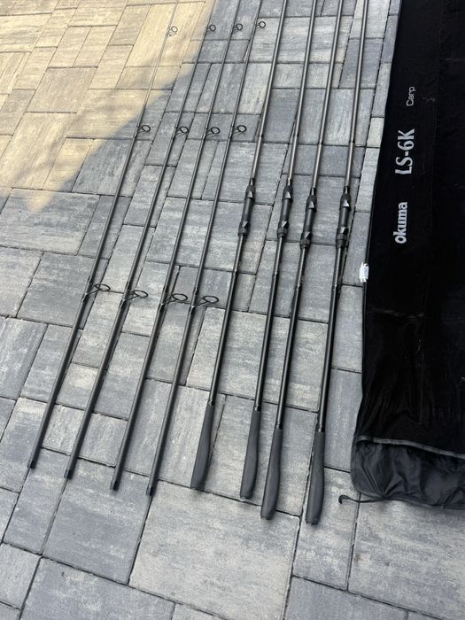 Set Pescuit Okuma LS-6K Lansete si Mulinete