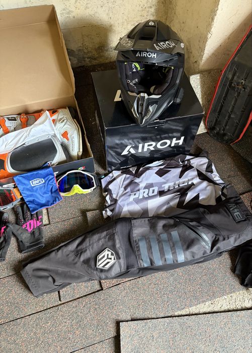 Ендуро Комплект (Gaerne SG-12 , Airoh , Alpinestars, Thor, 100%)
