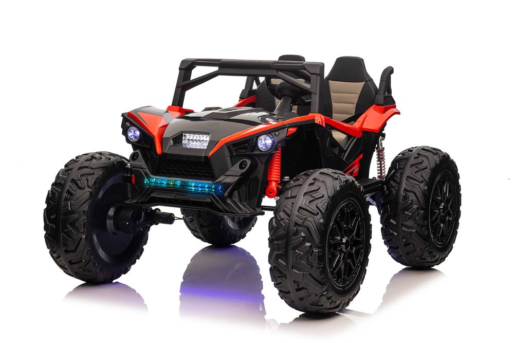 UTV electric pt copii cu 2 locuri MONSTER 4x4 24V 350W (SX2139) Rosu