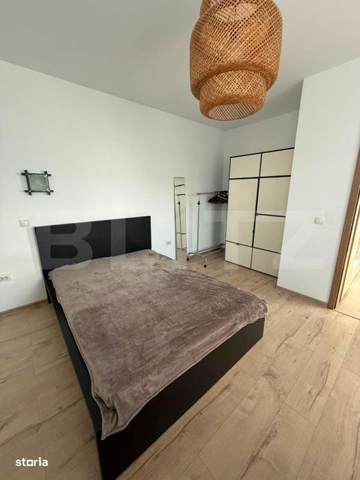 Apartament spatios, 2 camere, 50 mp, parcare inclusa, balcon, zona Som