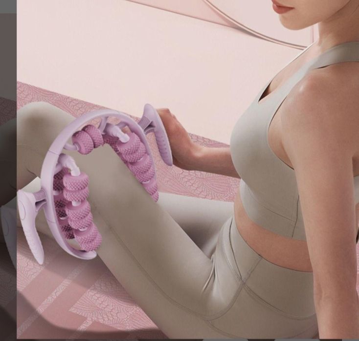 Роликовый массажер для ног и рук