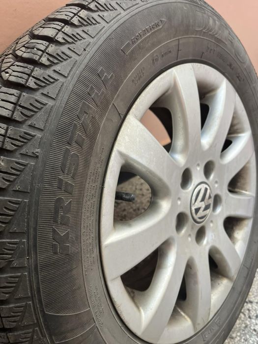 Оригинални лети джанти 15" за VW Golf 5 (5x112) с  зимни гуми Fulda