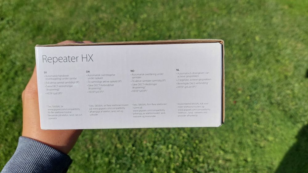 HX за DECT телефони Gigaset