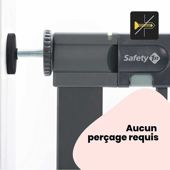 Portita de siguranță pentru copii Safety 1st Easy Close, 73-80 cm,gri