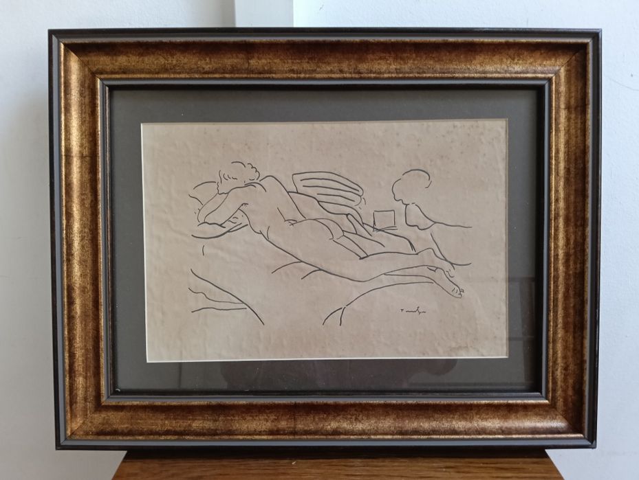 Tablou de Nicolae Tonitza | Nud in interior -Deosebit