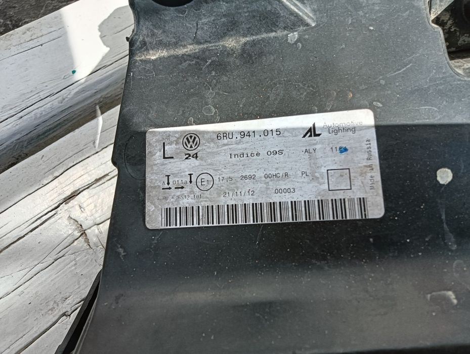 Фара Фольксваген Поло