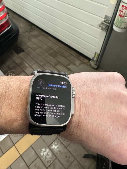 apple watch ultra  98 baterie