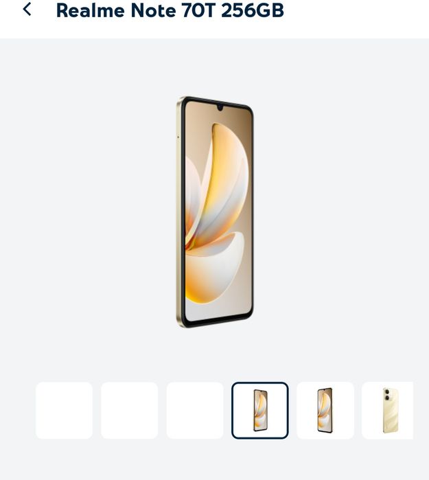 Realme note T 70 чисто нов