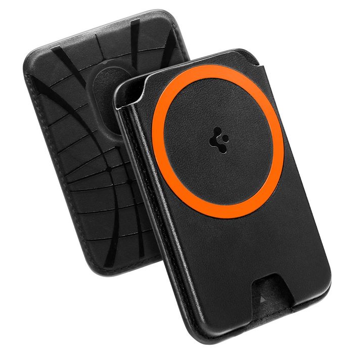 Spigen Valentinus MagSafe 3 Card Holder (MagFit Plus) – кожен портфейл