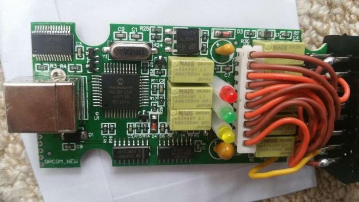 Opel OP-COM Opcom 2014, Insignia Astra J - Chip PIC18F458