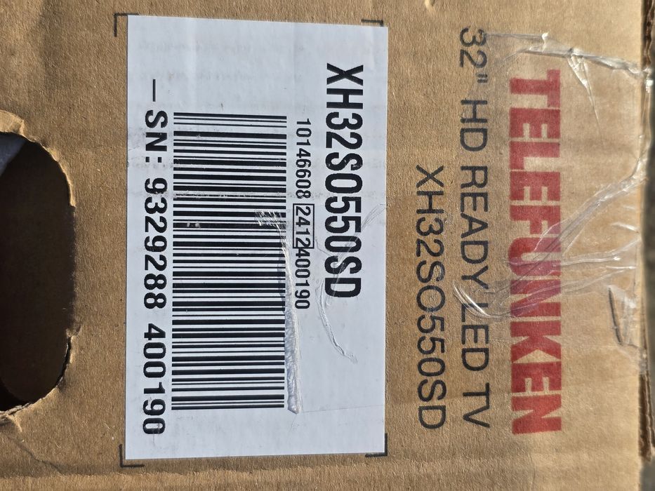 Televizor Smart Telefunken 32 inch, HD, HDR, Tuner triplu, 80cm, NOU