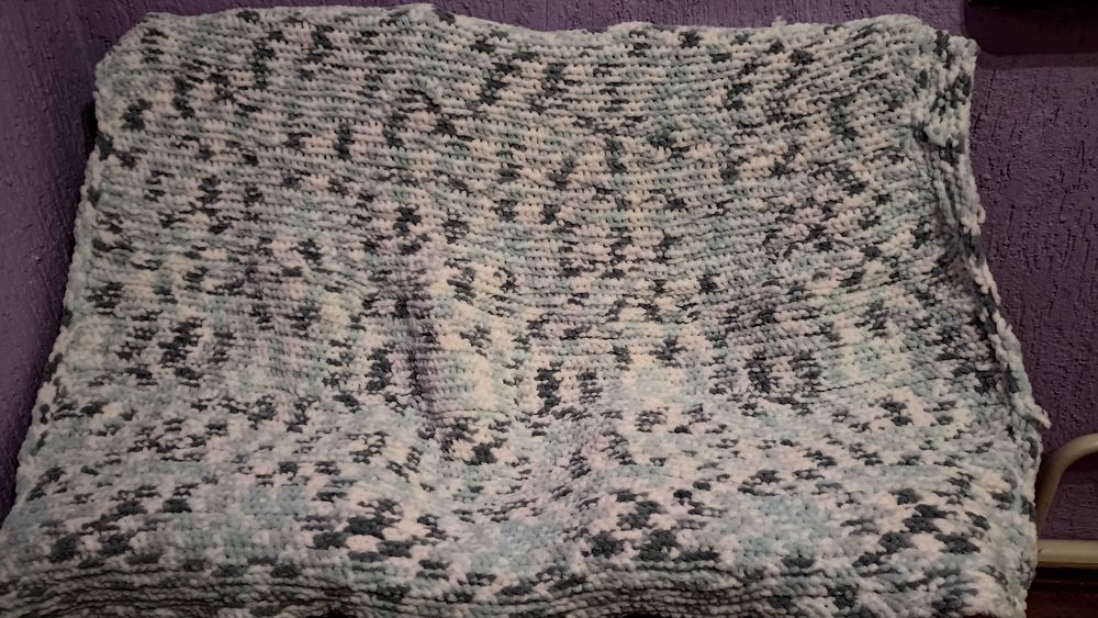 Плед ручной работы