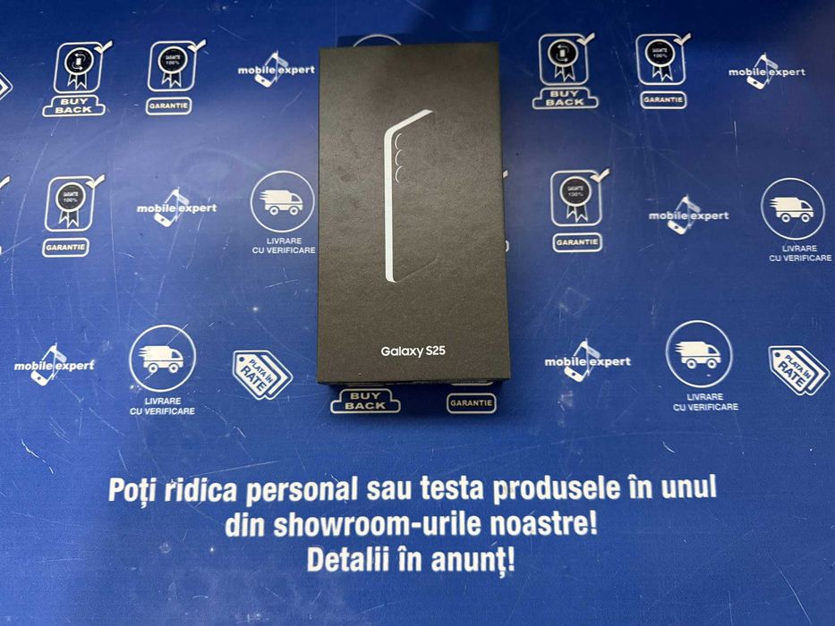 Samsung Galaxy S25 – Silver Shadow (128GB / 12GB RAM) – Impecabil  Garanție 24 Luni, MR