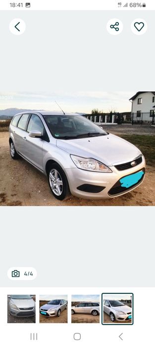 Capota bara aripa trager far usa Ford Focus