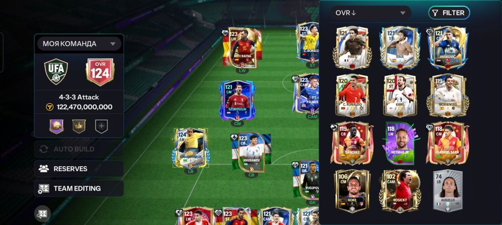 Fifa mobile akavunt sotiladi