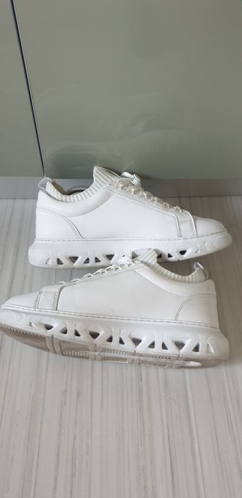 Karl Lagerfeld Leather  42/26.5см ОРИГИНАЛ! Мъжки   кецове ест. кожа