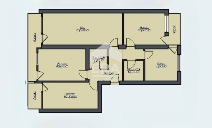 ЕКСКЛУЗИВНО! Многостаен апартамент в ЖСК с три отделни спални, голямо