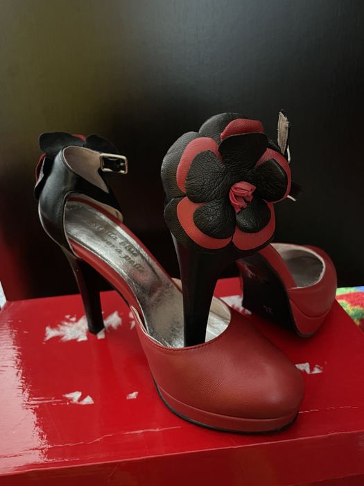 Pantofi piele naturala marimea3