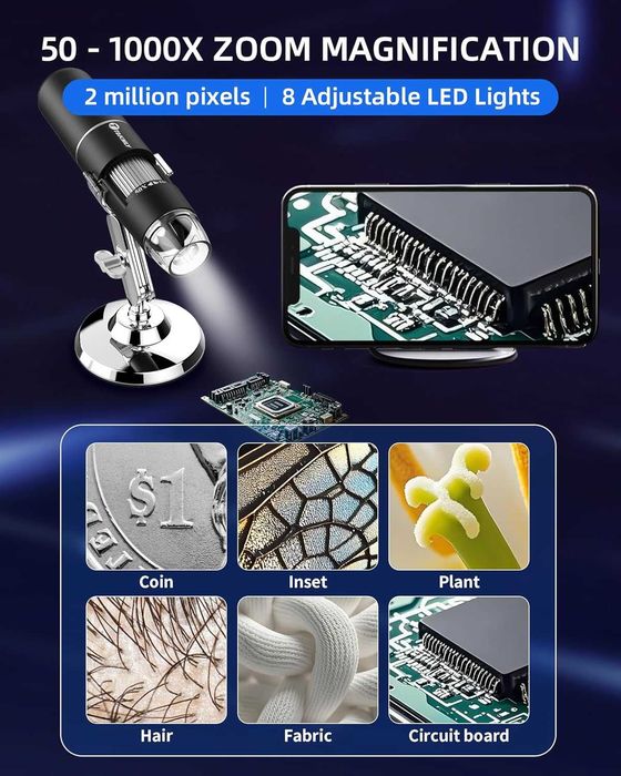 T TAKMLY Безжичен цифров микроскоп