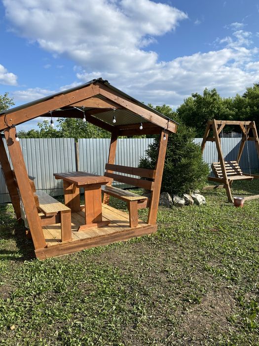 Беседка деревянная