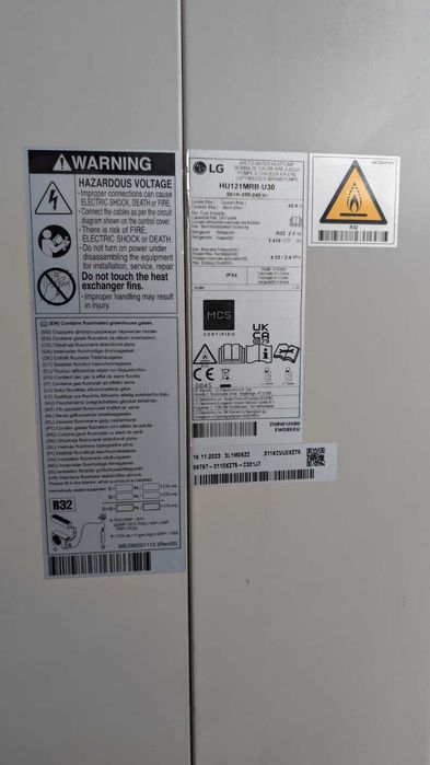 Pompa de caldura LG Hydrosplit 12kw monofazică