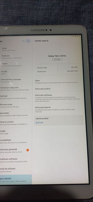 Tableta galaxy Tab A 10 inch