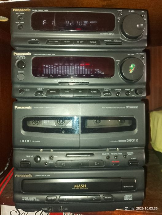 Combina muzicala Panasonic.